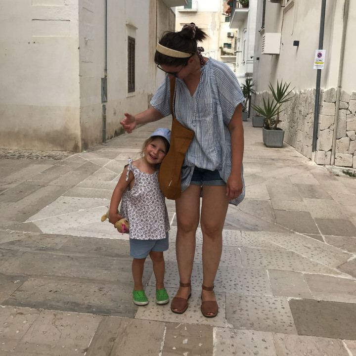 Torba lniana Agda (cynamon)