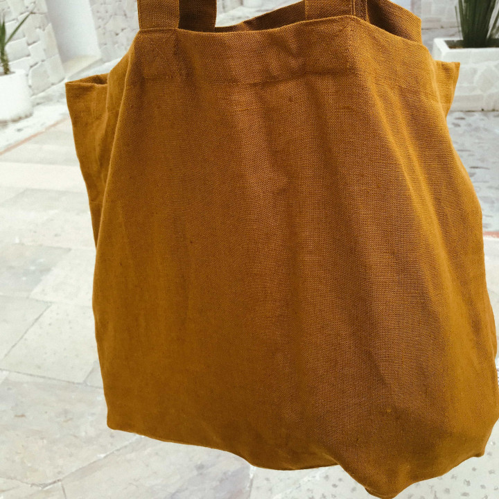 Torba lniana Agda (cynamon)