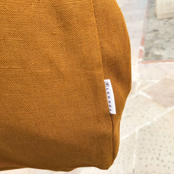 Agda hørtaske - meget rummelig og komfortabel