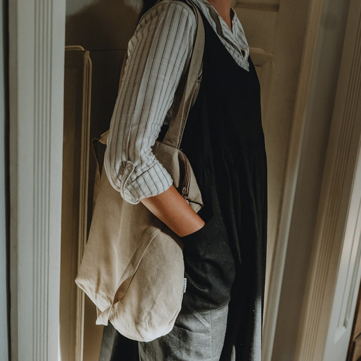 Lniana torba Ida (indygo)