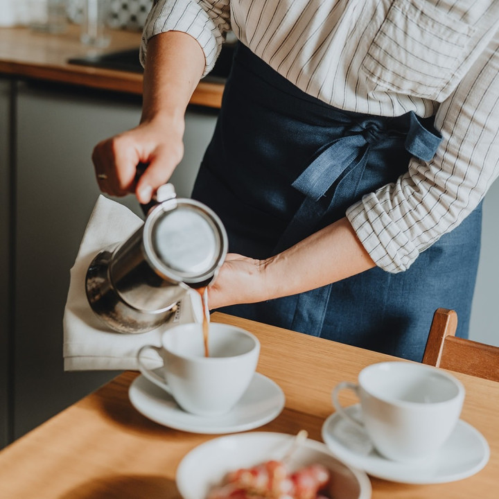 Lniana ściereczka (kremowa)