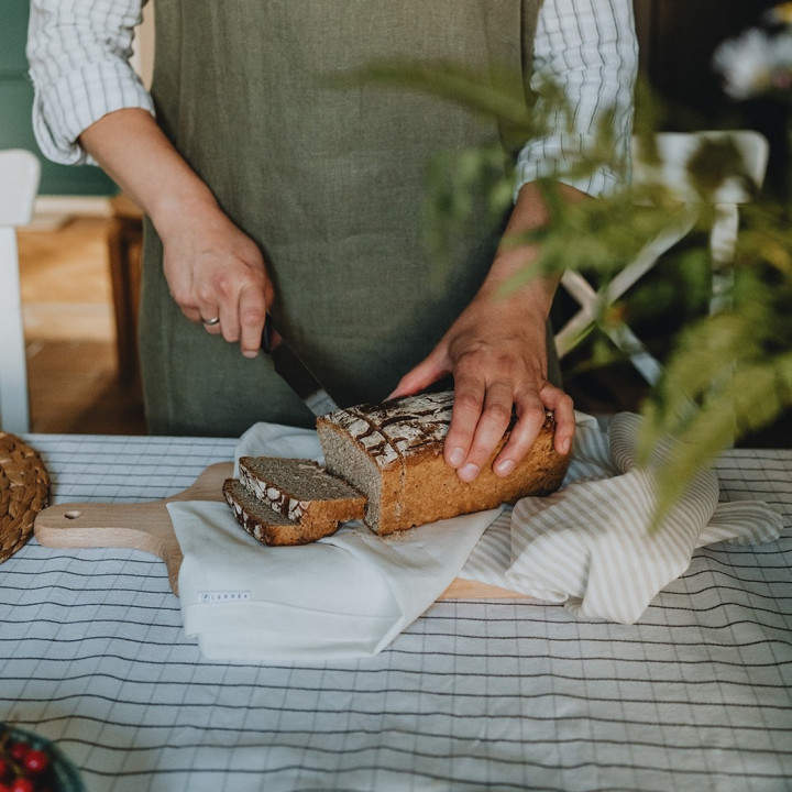 Lniana ściereczka (kremowa)