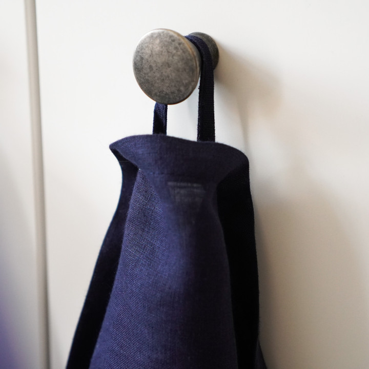 Lniana ściereczka (atramentowa)