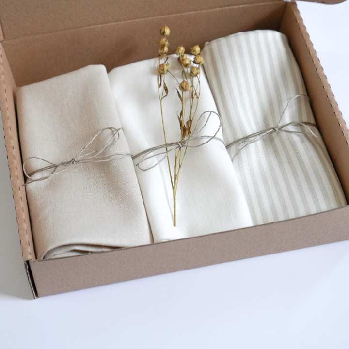 Lniana ściereczka (migdałowa)