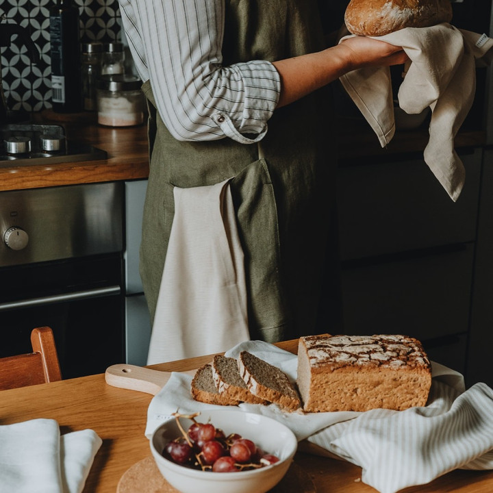 Lniana ściereczka (migdałowa)