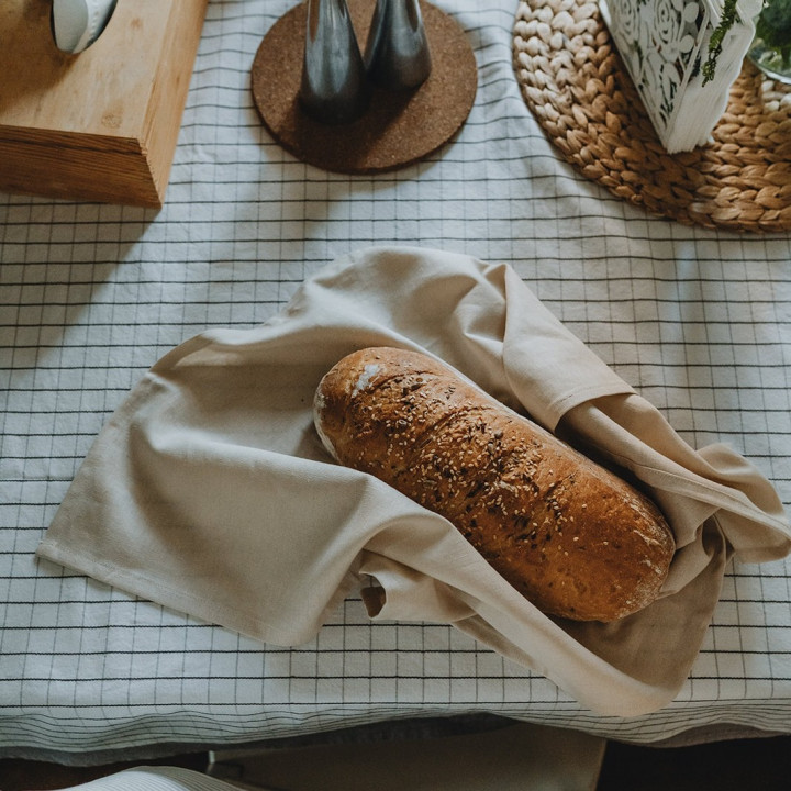 Lniana ściereczka (migdałowa)