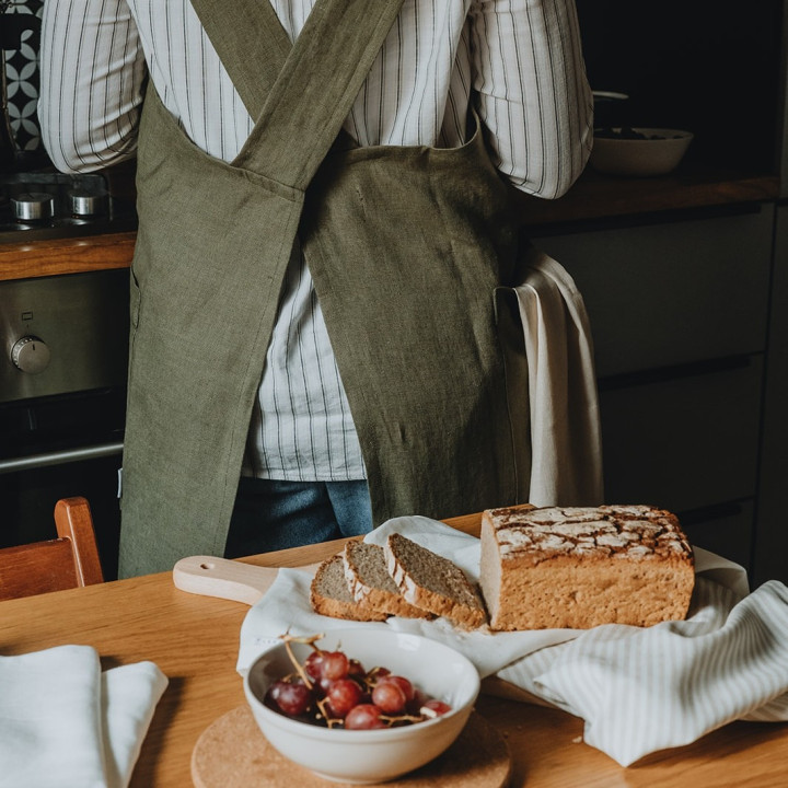 Lniana ściereczka (kremowa)