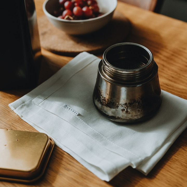 Lniana ściereczka (kremowa)