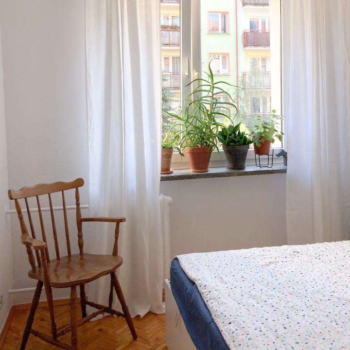 Lniane zasłony (biel)