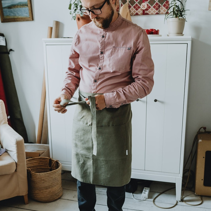 Fartuch zapaska (oliwkowy)