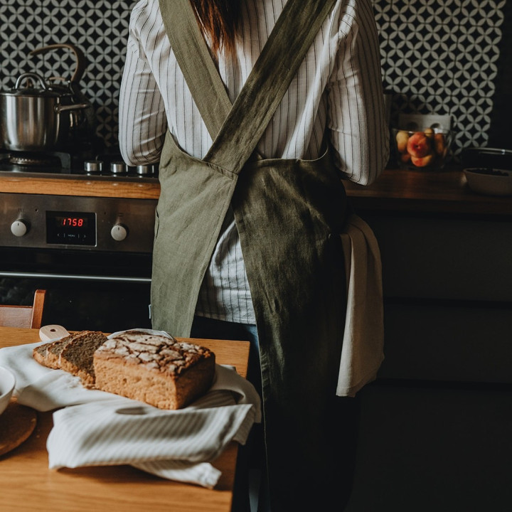 Japanese apron Madika- by Lennea