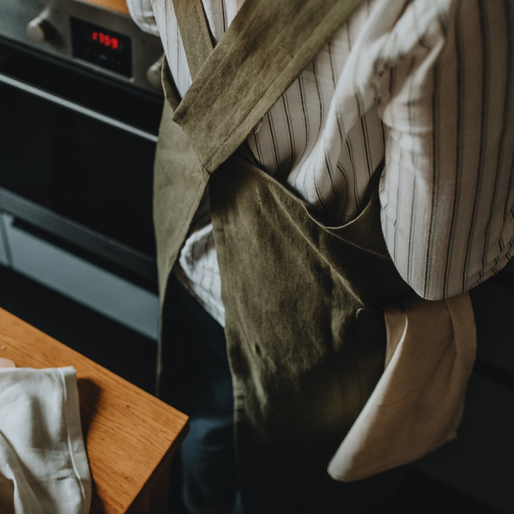 Fartuch florystyczny - z Twoim logotypem - haft - lennea.pl