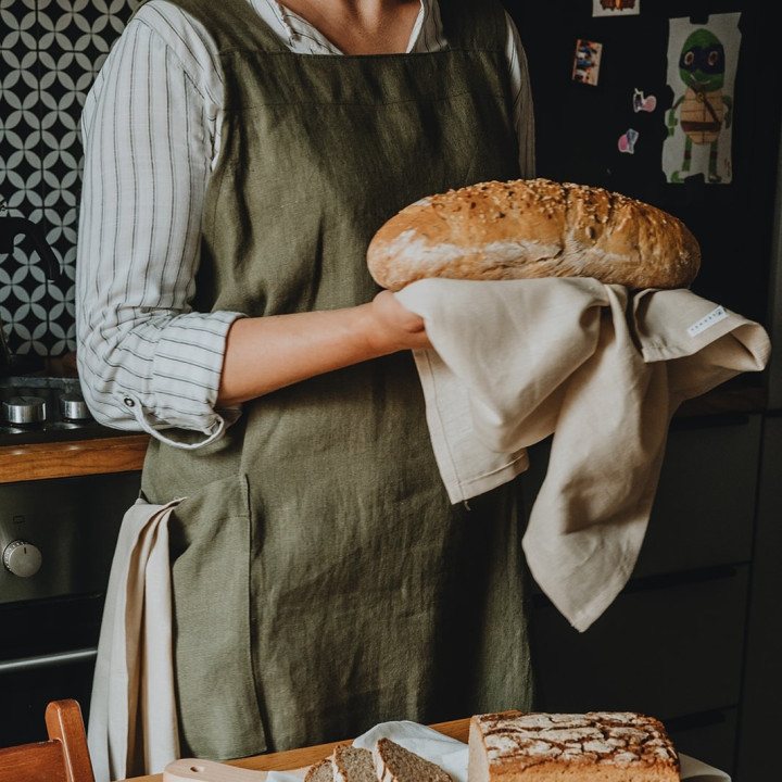 Japanese apron Madika- by Lennea