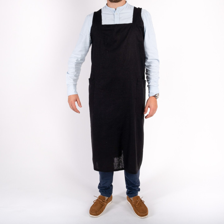 Fartuch japoński Madika (czarny)