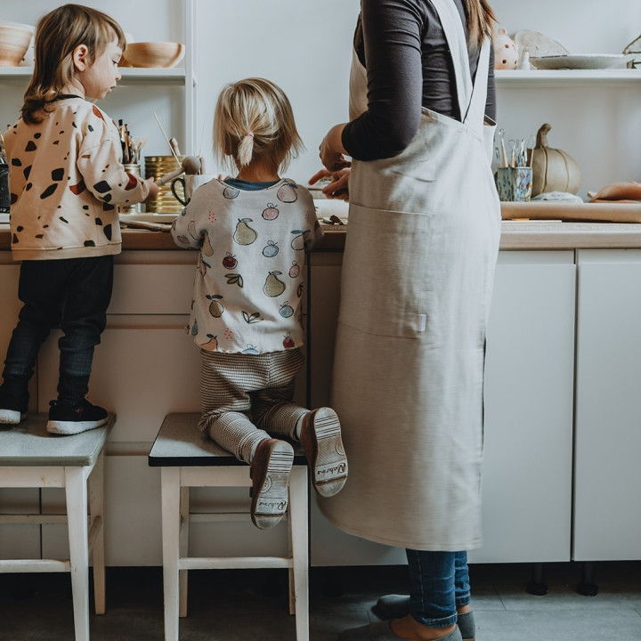 Fartuch japoński Madika (naturalny)